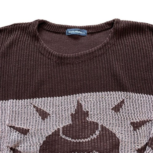 USED ISSEY MIYAKE MEN 80S BRUSH TAG GEOMETRIC PATTERN… - Gem