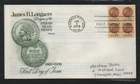 U.S.  1978 Indian Head Penny / James Longacre First Day cover FDC Scott# 1734