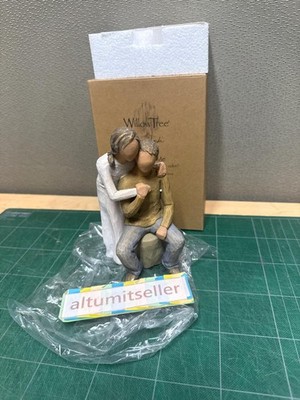 Willow Tree You and Me Darker Skin Tone Hair Color Sculpted Hand-Painted Figure