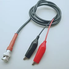 MHV 3KV 3000V Male High Voltage Connector to 2x Alligator clip RG58 cable 1~16FT