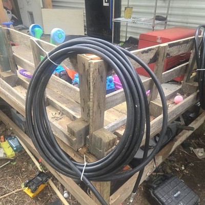 50' 1/2'' ID Parker Hannifin Steel Braided 2,750 Psi 190 Bar 2-AL Air Hose