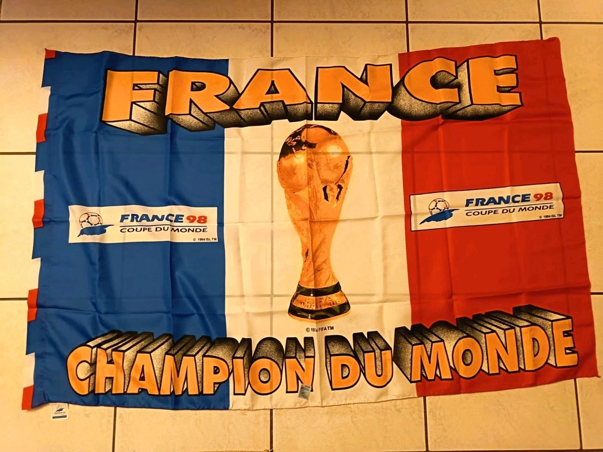 Fanion France 98 Stade Lescure pennant football rare neuf emballage d' origine