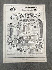 Vintage 1952 Belles on Their Toes Campaign Book 20th Century Fox Movie Pressbook