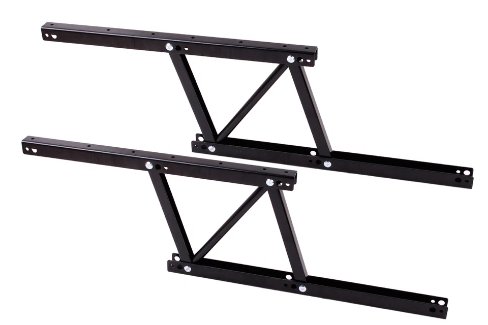 Mecanismo de mesa convertible moderno elevador herrajes bisagra de resorte negro Foto 2 de 4