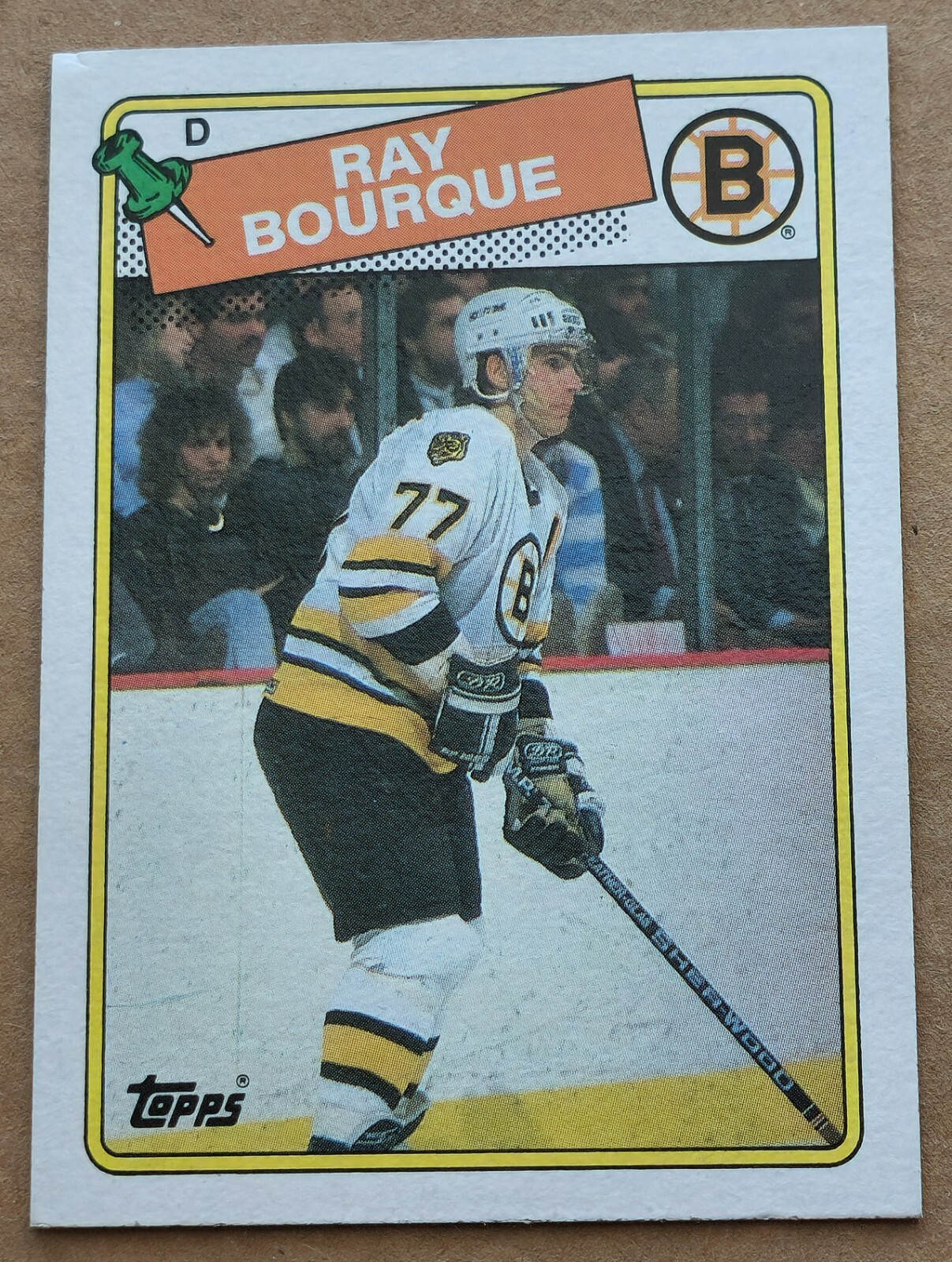 1988-89 Topps Ray Bourque #73 Boston Bruins