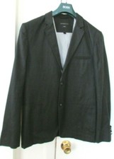 Men's JOHN VARVATOS USA Luxe Black Sport Coat Jacket Size 42