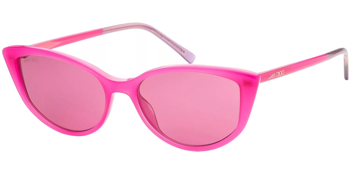 Jimmy Choo Nadia Women's Fuchsia Oval Cat Eye Sunglasses - NADIAS