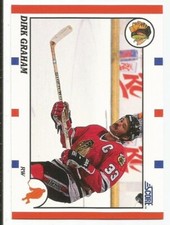 DIRK GRAHAM 1990-91 SCORE CARD NEAR MINT CONDITION