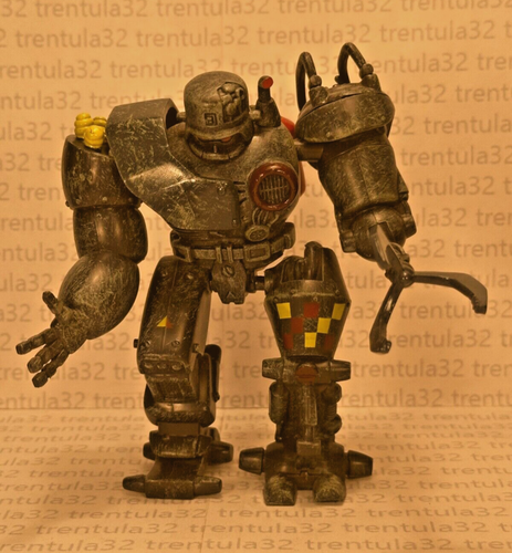 Trendmasters Cubix Robots for Everyone 4.5" KOLOSSAL ROBO THUG Bot Action Figure - Picture 2 of 15