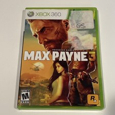 Max Payne 3 (Microsoft Xbox 360, 2012)  Complete in Box CIB - Tested & Working