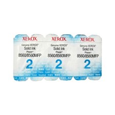 3PK Genuine Xerox 8560/8560MFP Cyan Solid Ink Toner Cartridge Phaser 108R00723