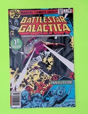 Battlestar Galactica #1 Vol. 1 1979 Marvel Comics Newsstand MID GRADE L28-75