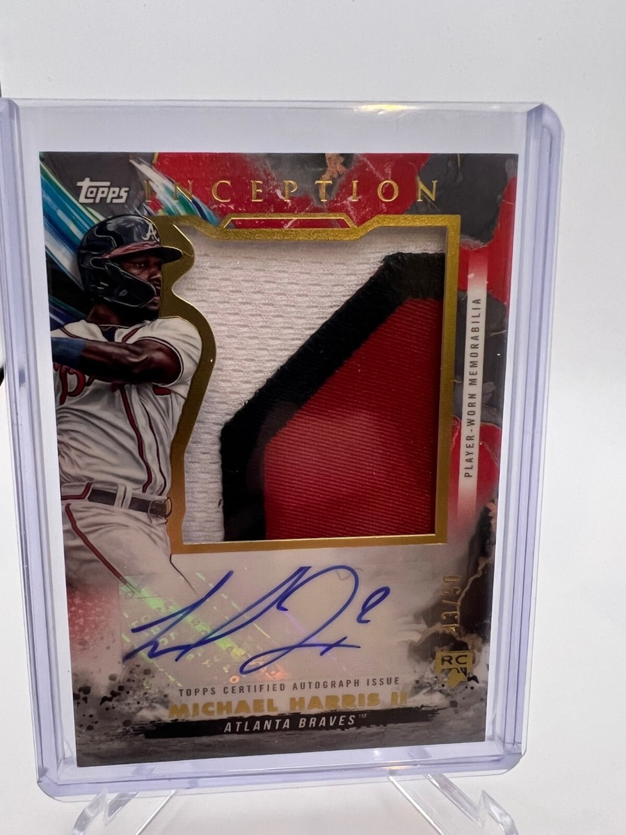 2022ナ・リーグ新人王】 Michael Harris Ⅱ_オンカードサイン 【公式通販】