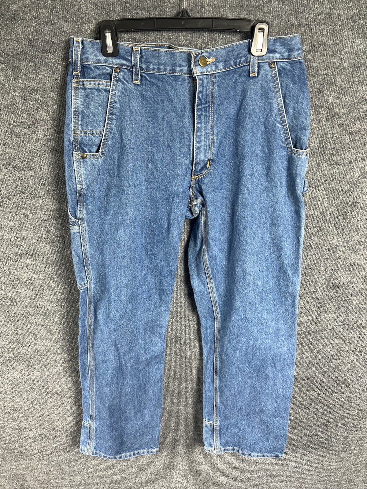 Carhartt Relaxed Fit Carpenter Blue Jeans Mens 34 x 30 Workwear