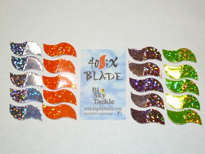 406 SPINNER BLADES CATCH FISH AND MAKE YOU SMILE, GREAT FOR CRAWLER HARNESSES