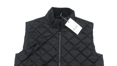 Barbour Men's Black Monty Quilted Gilet Full Zip Vest | eBay