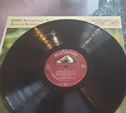 Brahms Symphony No.2 Tragic Overture Charles Munich RCA Victor red seal LM 1959 - Picture 4 of 4