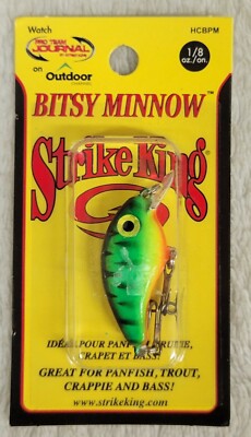 Strike King          Bitsy Minnow         HCBPM-513        Fire Tiger