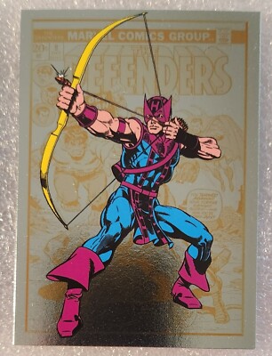 #5 HAWKEYE 2014 Rittenhouse Marvel Universe AVENGERS/DEFENDERS WAR | eBay