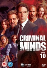 Criminal Minds: Season 10 DVD (2015) Shemar Moore cert 15 5 discs Amazing Value