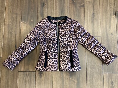 Twin-Set by Simona Barbieri, Italian, Girls leopard print jacket size
