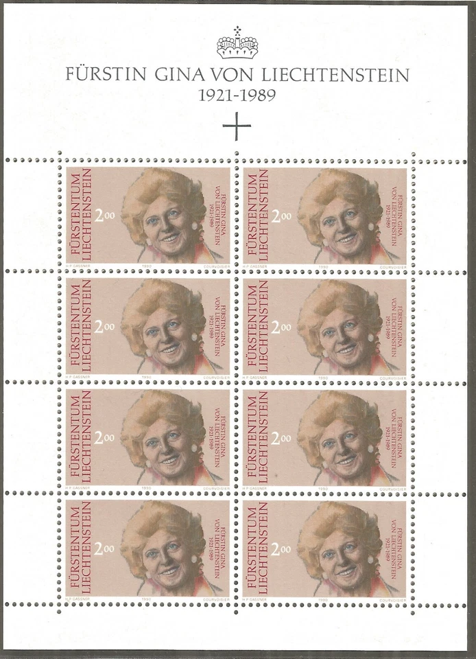 LIECHTENSTEIN 1990 como nuevo 2 mini hojas MNH(**) Foto 2 de 3