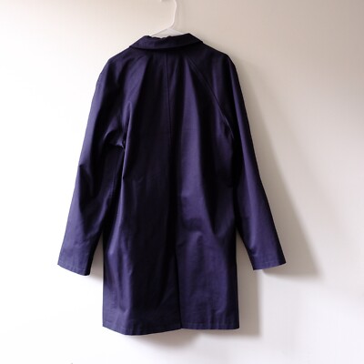 A.P.C. Urban Mac Coat - Navy - Size L | eBay