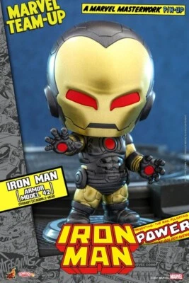 Mini figurine Iron Man Armature modèle 42 Cosbaby Hot Toys - Photo 1/2