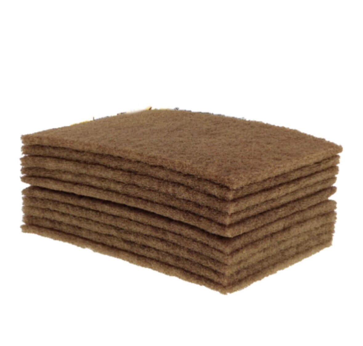 25pcs 6" X 9" Scuff Pads Gold Coarse Non-Woven Hand Pad 150x230mm For Cleaning