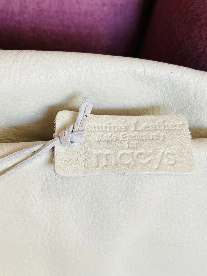 Vintage genuine leather shoulder bag/convertible Clutch From 1960’s-1970’s NWT - Изображение 3 из 4