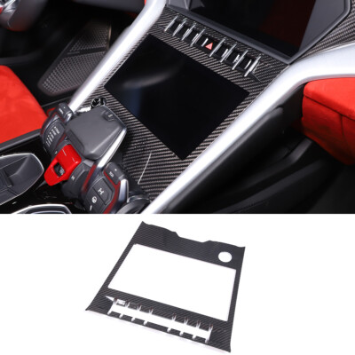 Real Carbon Fiber AC Switch Button Trim Panel For Lamborghini URUS 2018-2021