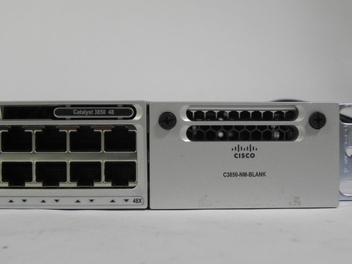 Cisco 3850 Series 48 Port Switch WS-C3850-48T-E w/ 1x 715W PSU - Picture 3 of 9