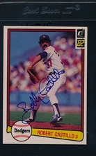 1982 Donruss #236 Robert Castillo Dodgers Signed Auto *21946