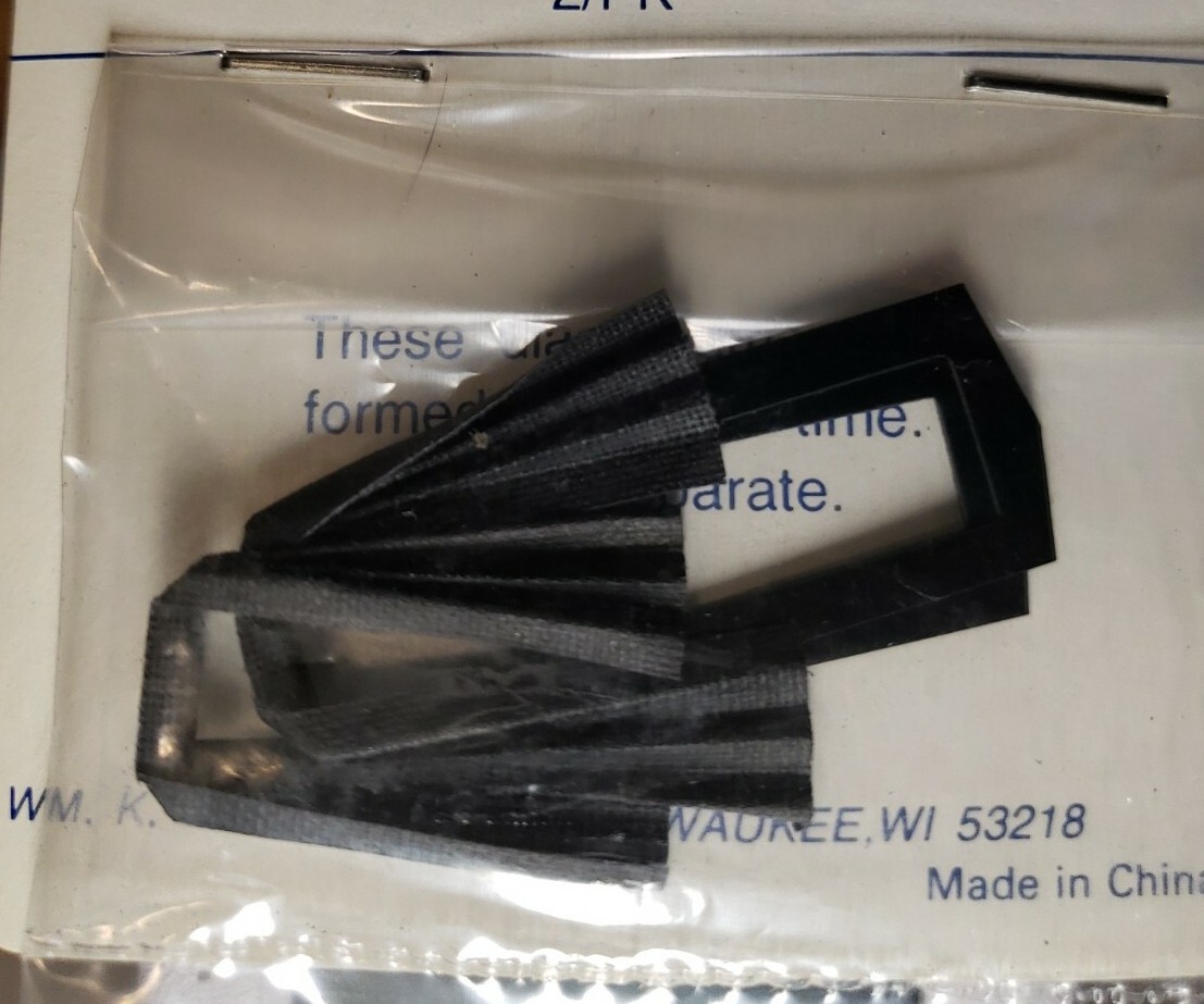 Walthers HO Scale 933429 Black Passenger Car Diaphragms HOScale 2