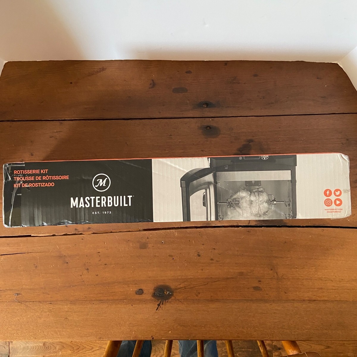 Masterbuilt MES 400 Series Smoker Rotisserie Kit with Motor NEW