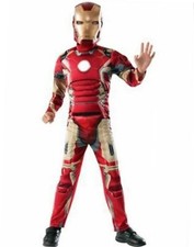 Avengers Ironman age of Ultron costume Size 10-12 Large New bonus ID Wallet