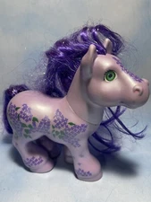 CPK Hasbro 1992 CABBAGE PATCH KIDS Purple Springsong Shimmer Pony 6"