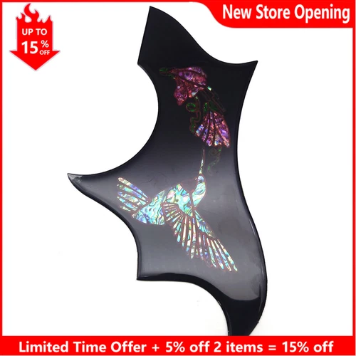 Acoustic Guitar Pickguard Hummingbird Abalone Plectrum Guard for Gibson Guitar