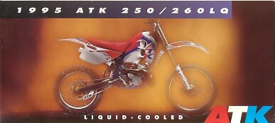 ATK 1995 250 / 260LQ sales brochure. FREE POST