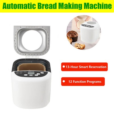 12-in-1 Automatic Bread Making Machine Household Bread Cake Maker fit 4-6 people