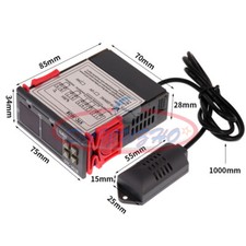 Digital Dual LCD Temperature Humidity Controller Thermostat STC-3028 AC110-220V