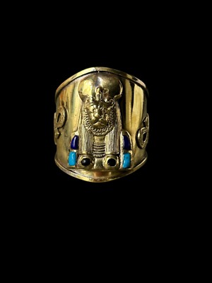 Spirituelles Armband für Göttin Sekhmet mit Ankh Schlüssel Made in Egypt mit Energie