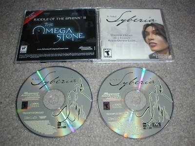 Syberia PC 2 CD-ROMs Benoit Sokal DreamCatcher 2002 for Windows 98/Me/2000/XP