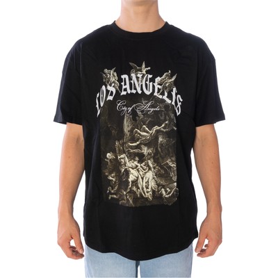 Mister Tee City of Angels Oversize Tee T-Shirt Herren Shirt schwarz 45654
