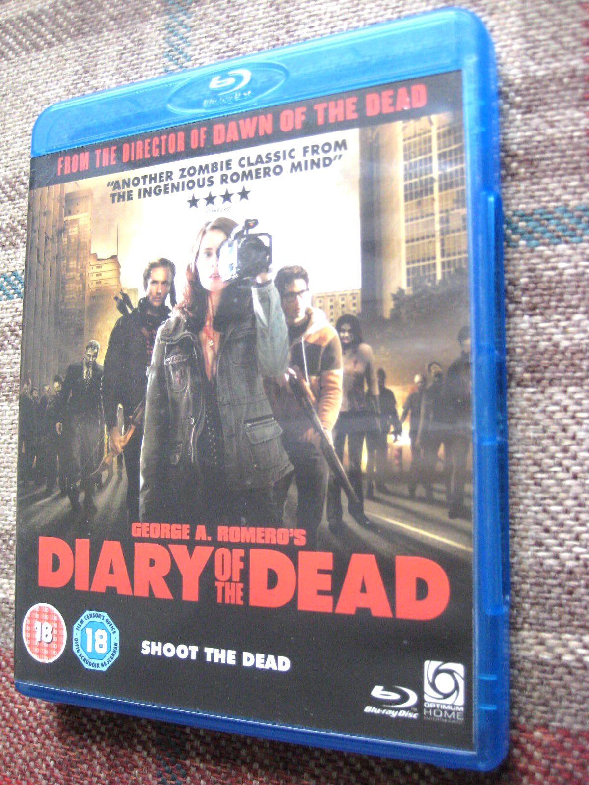 GEORGE A ROMERO'S DIARY OF THE DEAD BLU RAY 2008 MINT DISC FREE P&P