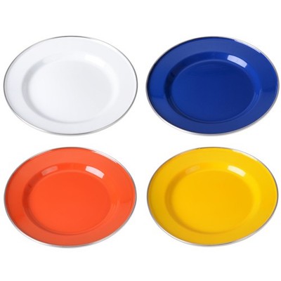 GRÄWE Kinderteller emailliert 20 cm, Stahlblech Emaille, Camping + Outdoor