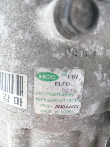 F500AN8AA03 1273131 klimakompressor HYUNDAI I30 CLASSIC 2007