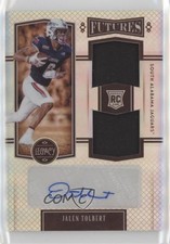 2022 Panini Legacy Futures Silver /249 Jalen Tolbert #FD-JT Dual Patch Auto qf8