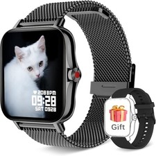 Smartwatch Call Answering Fitness Tracker Message Alerts Health Monitoring Sport