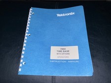 Tektronix 7B80 Time Base With Options Instruction Manual Original Vintage